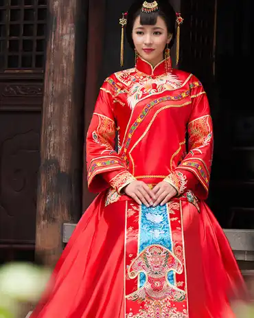 原创十二星座专属中式婚服天蝎座最仙双子座十足女王范儿