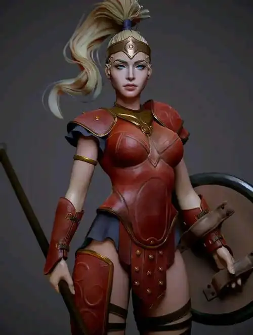 建模欣赏:《暗黑破坏神2》亚马逊战士