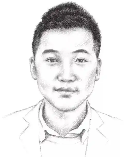 素描头像教程:男青年头像怎么画