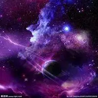 油彩画星空头像