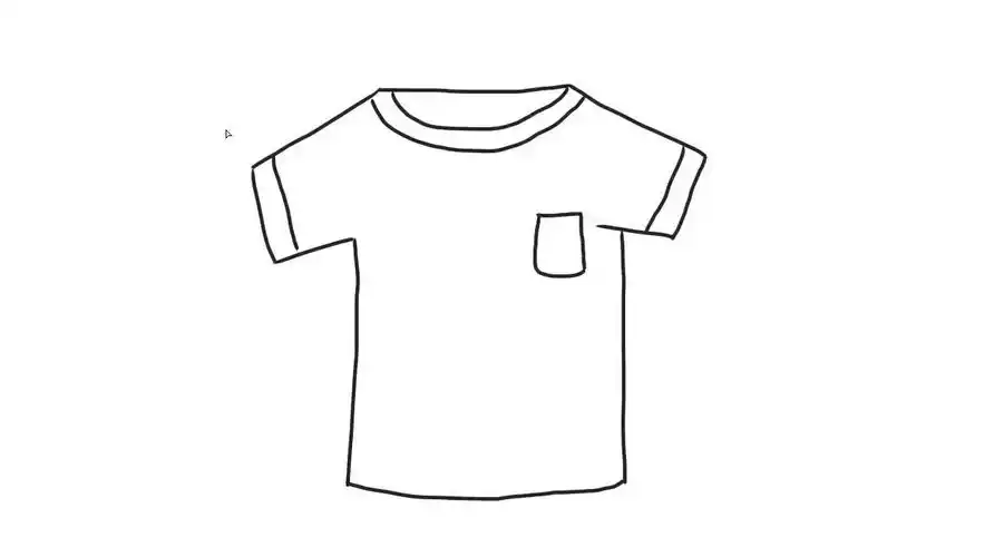 t恤儿童亲子简笔画
