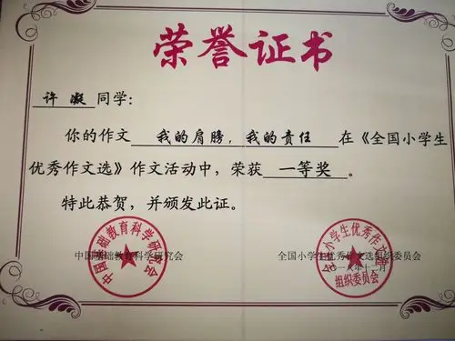 其它 2018年公共服务及获奖奖状 写美篇