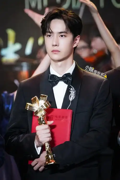 王一博超话20230616#王一博再戴麦穗胸针#王一博高清图集9p,今天王