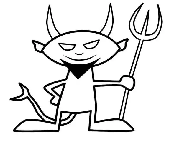 小魔鬼人物小魔鬼人物简笔画怎么画步骤教程
