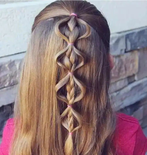 小女孩辫子100种图解算什么 儿童公主发型简单又漂亮(3)