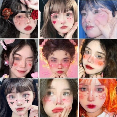 可控制可伸缩吸血鬼牙齿假牙万圣节僵尸獠牙整 万圣节腮红9张 均码