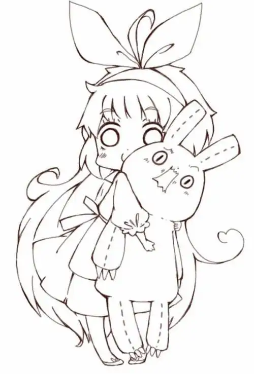 动漫人物简笔画手帐制作