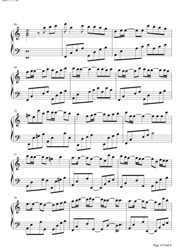 吹梦到西洲 黄诗扶 钢琴谱 简谱