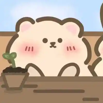 卡通兔子和熊q版爱人头像