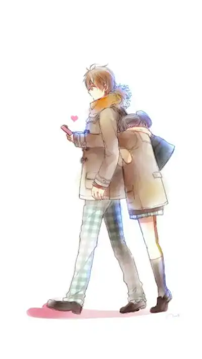 评论  二次元情侣 最萌身高差 迷你萌妹纸 可爱情侣图 动漫情侣身高差