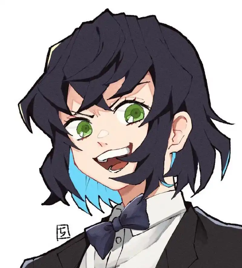 97鬼灭之刃头像分享|伊之助高清头像(一 都是白底图 我不允许有人还