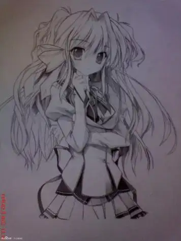 一波素描动漫美女强势来袭,这个画风给满分!