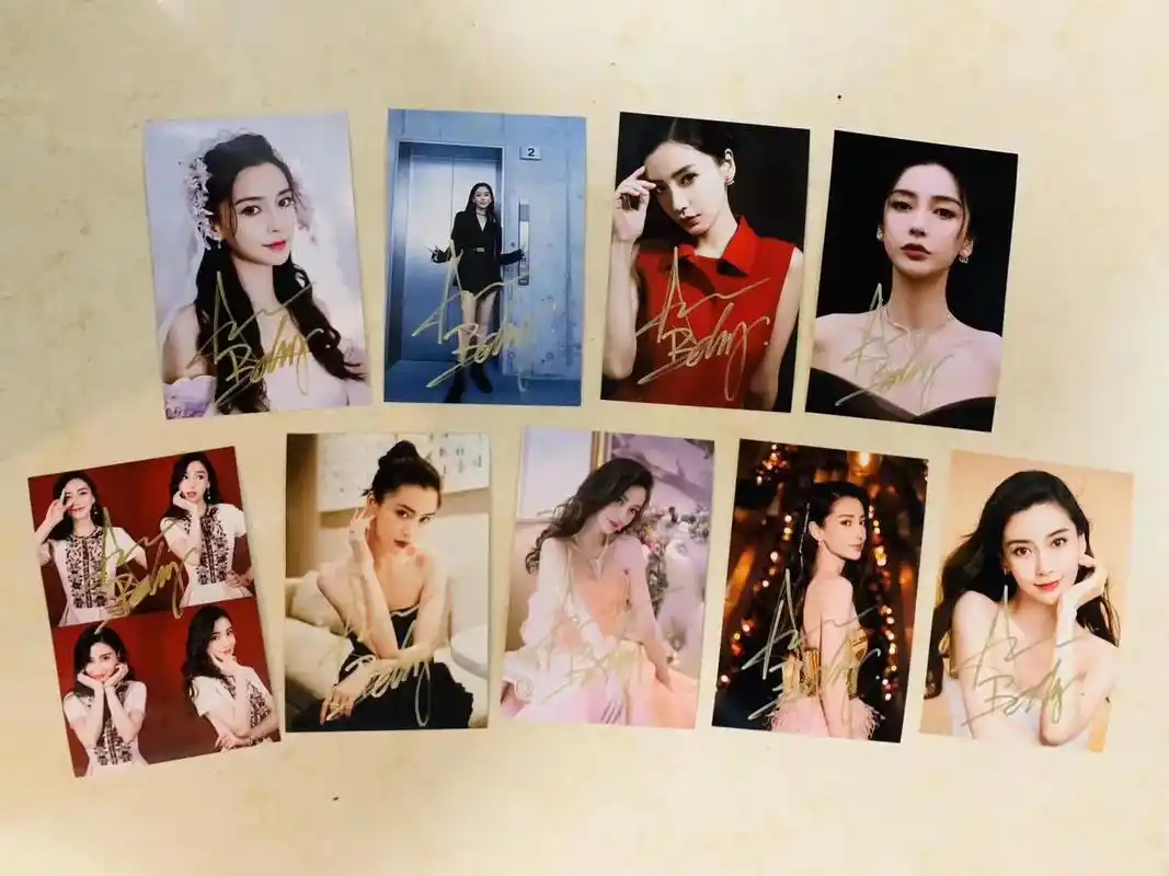 杨颖 签名照.#追星日常 #亲笔签名 #亲签 #杨颖 #an - 抖音