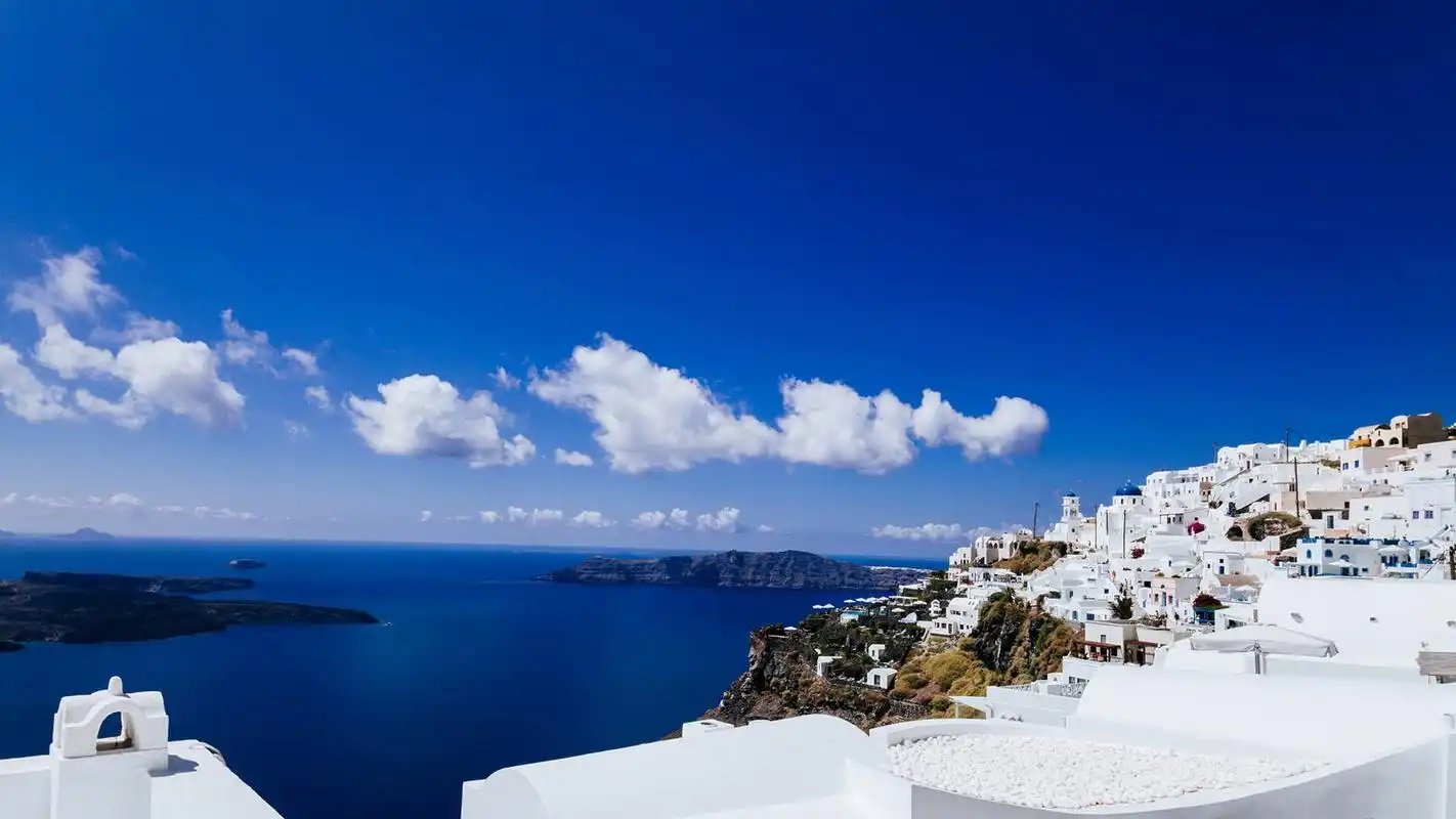 爱琴海浪漫迷人的自然风景高清图片桌面壁纸高清大图预览1920x1080_风
