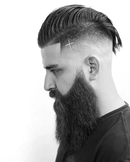 2020年三面光潮男发型