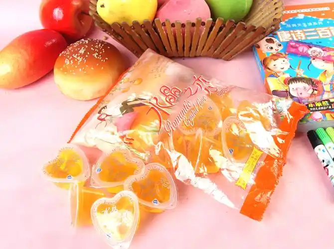 【喜之郎果冻其他零食】喜之郎水晶之恋13粒果肉果冻455g/袋【图片 价