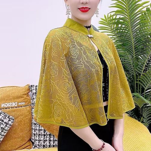 小外搭开衫万能型夏天薄款防晒衣女斗篷披肩裙子外套上衣百搭外穿