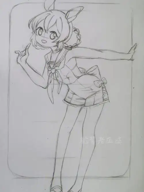 动漫人物手绘教程