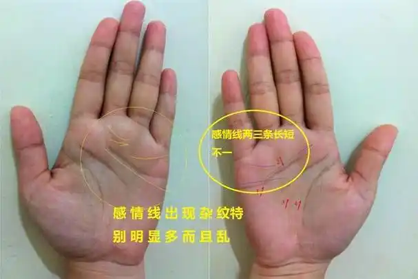 手相当中如果出现断掌或者川字掌纹的人,如果再加上感情线不利,则婚恋