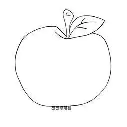 草莓简笔画虚线