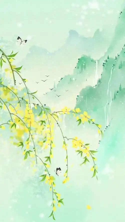 唯美的古风插画,高清图片,手机锁屏桌面-壁纸族