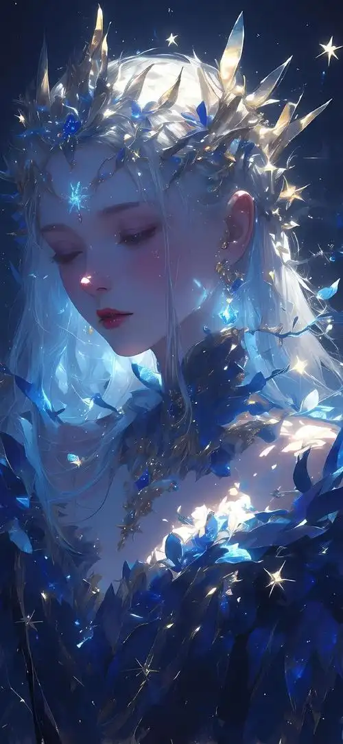 二次元唯美少女插画#ai绘画##高清壁纸精选