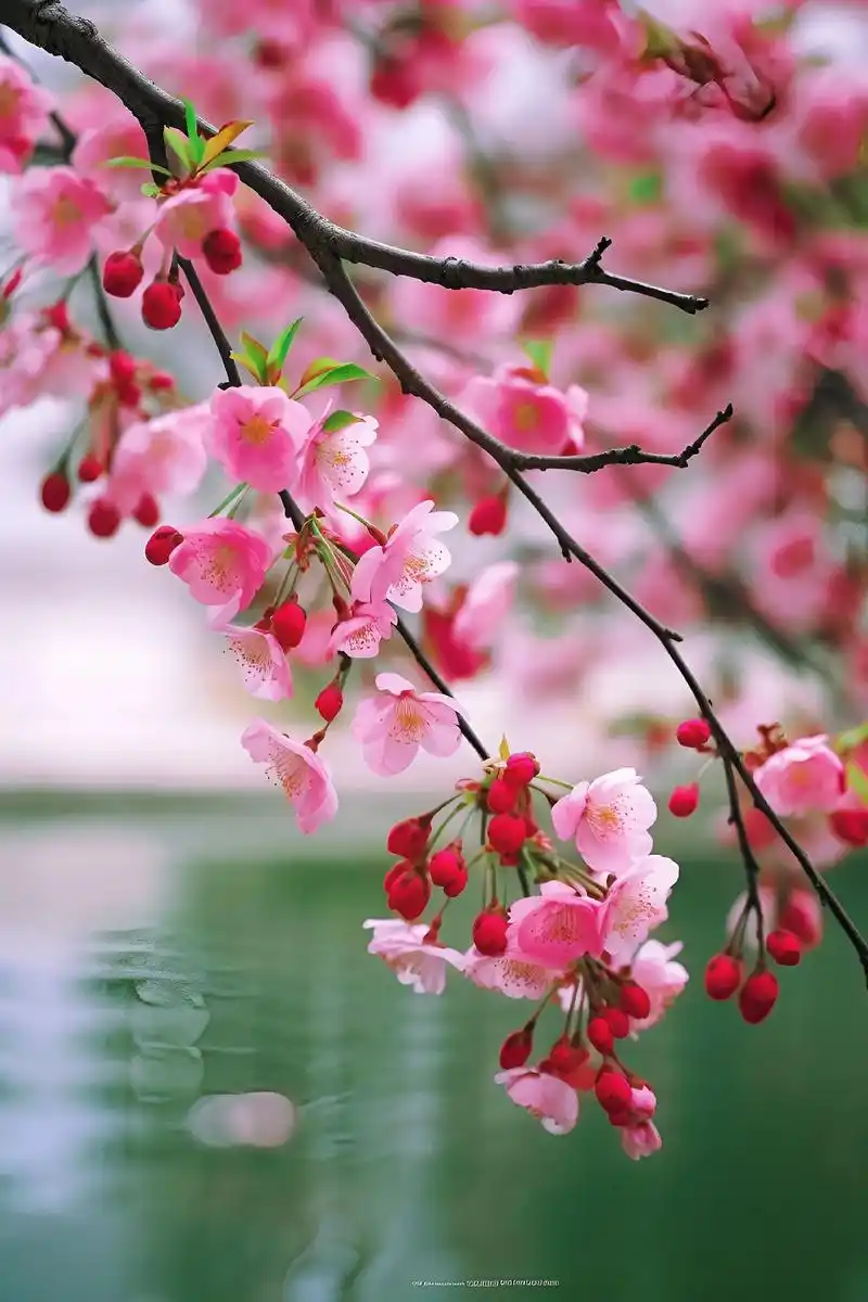 苏州园林的海棠,海棠花它代表的是离愁,犹如父母看着外出工作的 - 抖