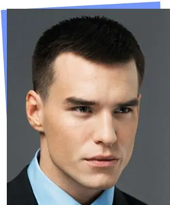 男士圆寸发型剪法图片,寸头图片,发型图片