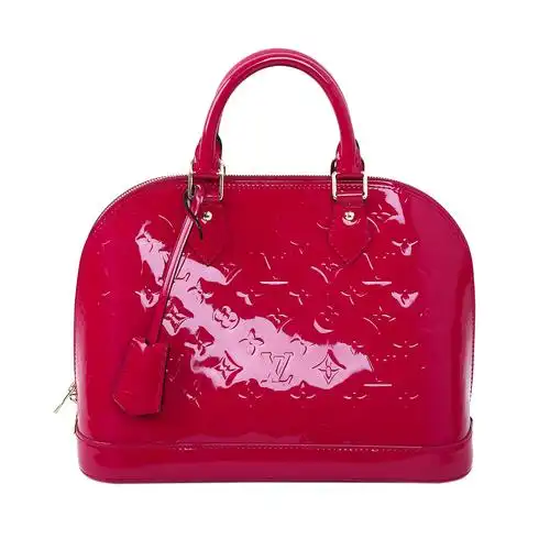 [9.5新]路易威登lv女士漆皮alma小号贝壳包手提包