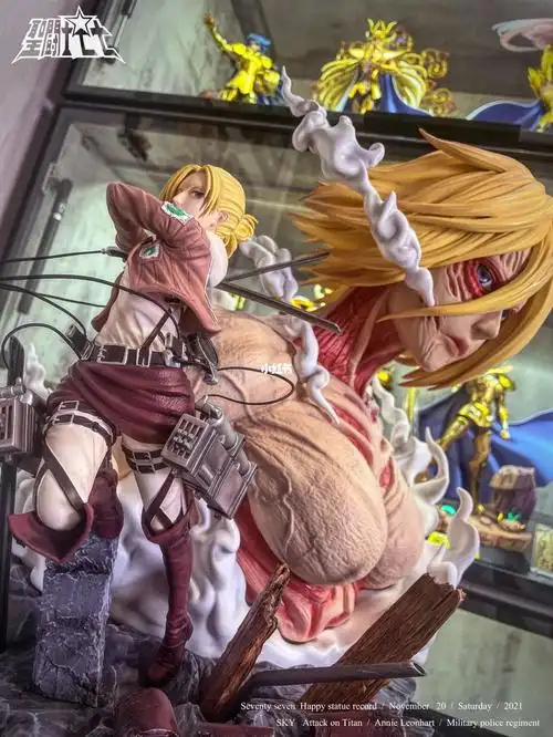 sky top工作室进击的巨人阿尼女巨人雕像