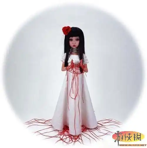 00后恐怖cos僵尸新娘写真