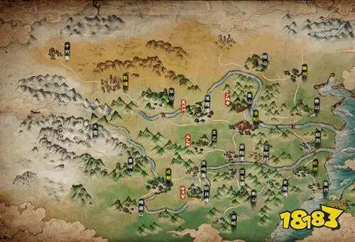 烟雨江湖嵩山地图有什么资源