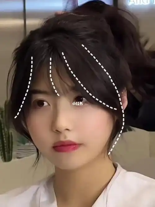 99的女生都喜欢的氛围感刘海60圆脸刘海