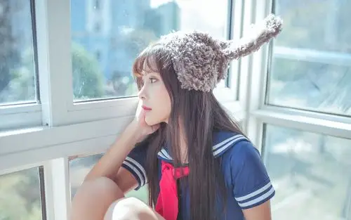 美女网红夏美酱水手服诱惑写真壁纸