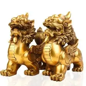纯铜貔貅摆件大号一对招财纳福家居风水镇宅辟邪客厅开业礼k