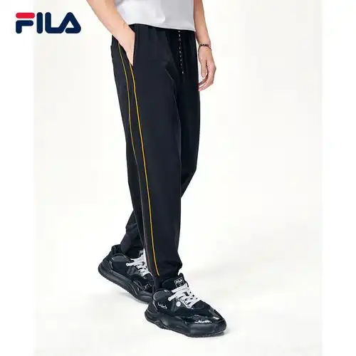 filamihara斐乐男士针织长裤2021秋季新款束脚运动长裤