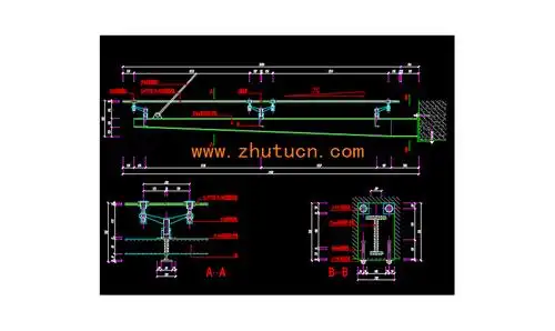 轻钢玻璃雨棚建筑设计图-轻钢雨篷及玻璃雨篷-构造详图/阳光房/车棚
