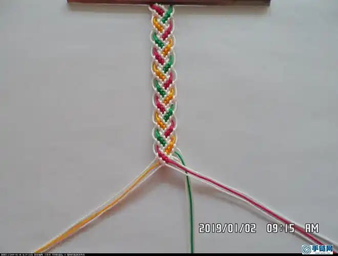 儿童手绳的编织方法简单diy彩色手绳编法教程