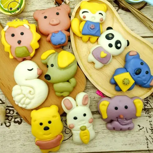 一折儿童早餐食品 营养 组合_儿童早餐食品宝宝动物卡通馒头果蔬包子