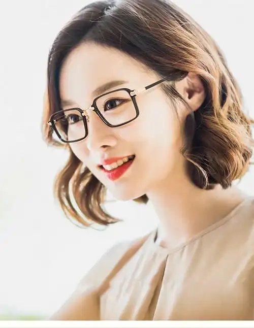 lashion 近视眼镜女ins风素颜眼镜大脸显瘦眼镜女韩版潮可配有度数
