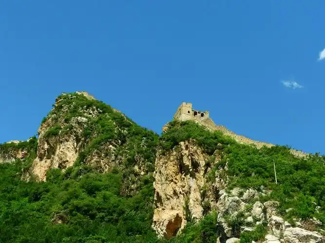 响水湖景区的长城