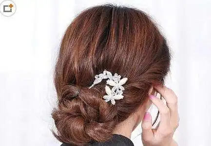 喜妈妈盘头图片,喜婆婆短发盘发教程-图片大观-奇异网