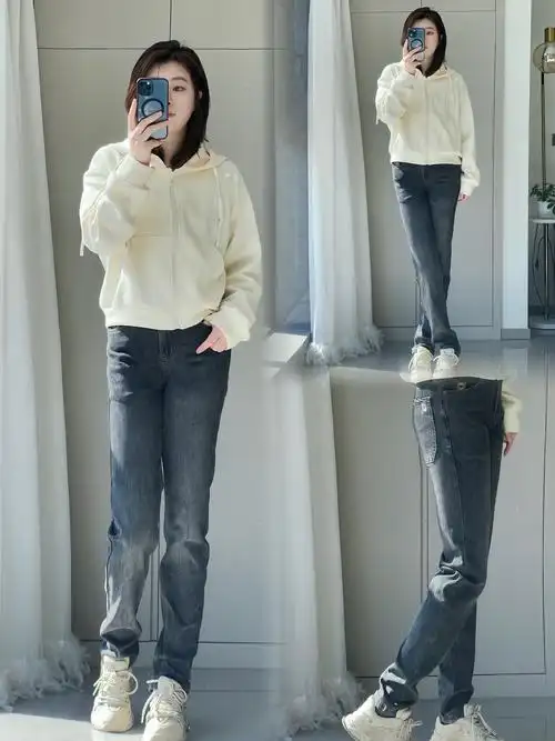 显瘦又百搭的小脚牛仔裤好好穿!