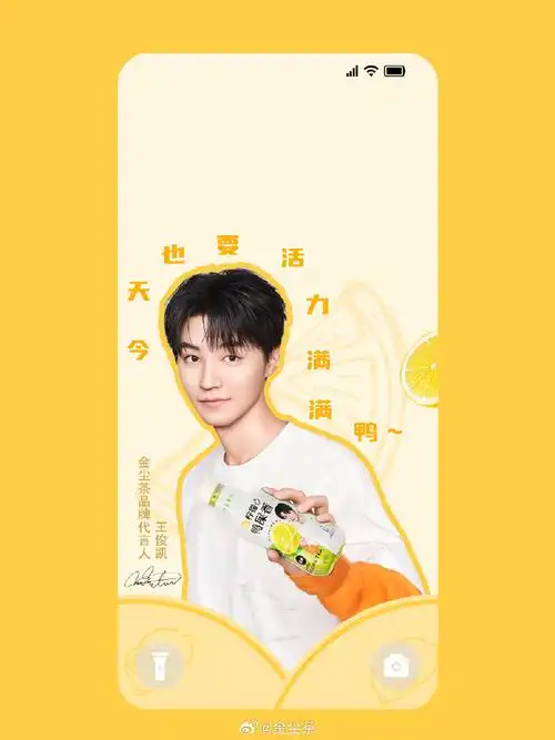盛夏来临,金宝特地为大家准备了精美的#金尘茶品牌代言人王俊凯#手机