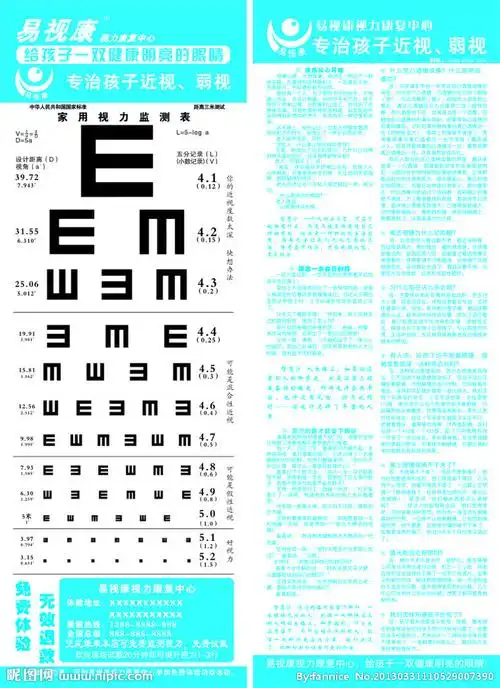 视力表图片