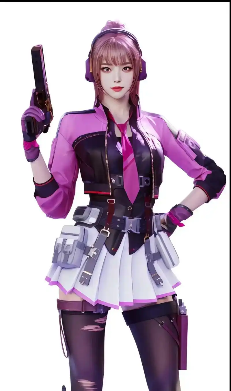 游戏中的美女角色盘点 #穿越火线 - 抖音