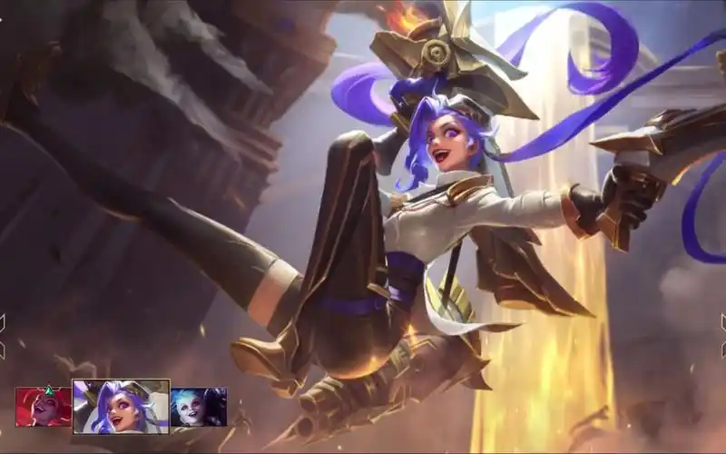 光耀之花金克丝皮肤视频lol英雄联盟手游gloriousjinxskinspotlight