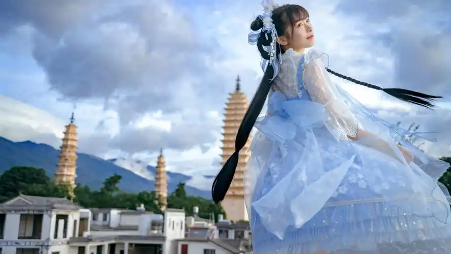 清新甜美洛丽塔少女唯美意境写真