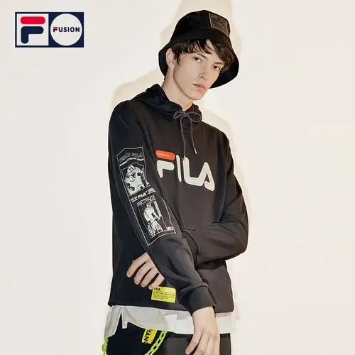 filafusion斐乐男子卫衣2020秋季新款运动潮流针织套头衫男卫衣