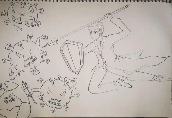 菊城小学2020年春季延期开学期间美术课堂(五六年级)第一周:主题绘画